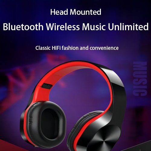 T5 Wireless Headphones Dual Mode Bluetooth 5.3 Earphone Head-Mounted HIFI Stereo Headset