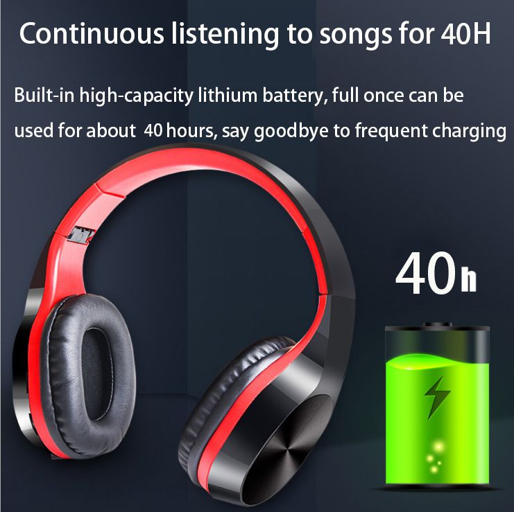 T5 Wireless Headphones Dual Mode Bluetooth 5.3 Earphone Head-Mounted HIFI Stereo Headset