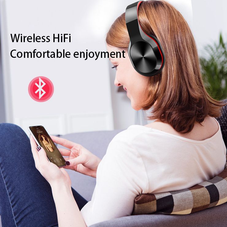 T5 Wireless Headphones Dual Mode Bluetooth 5.3 Earphone Head-Mounted HIFI Stereo Headset
