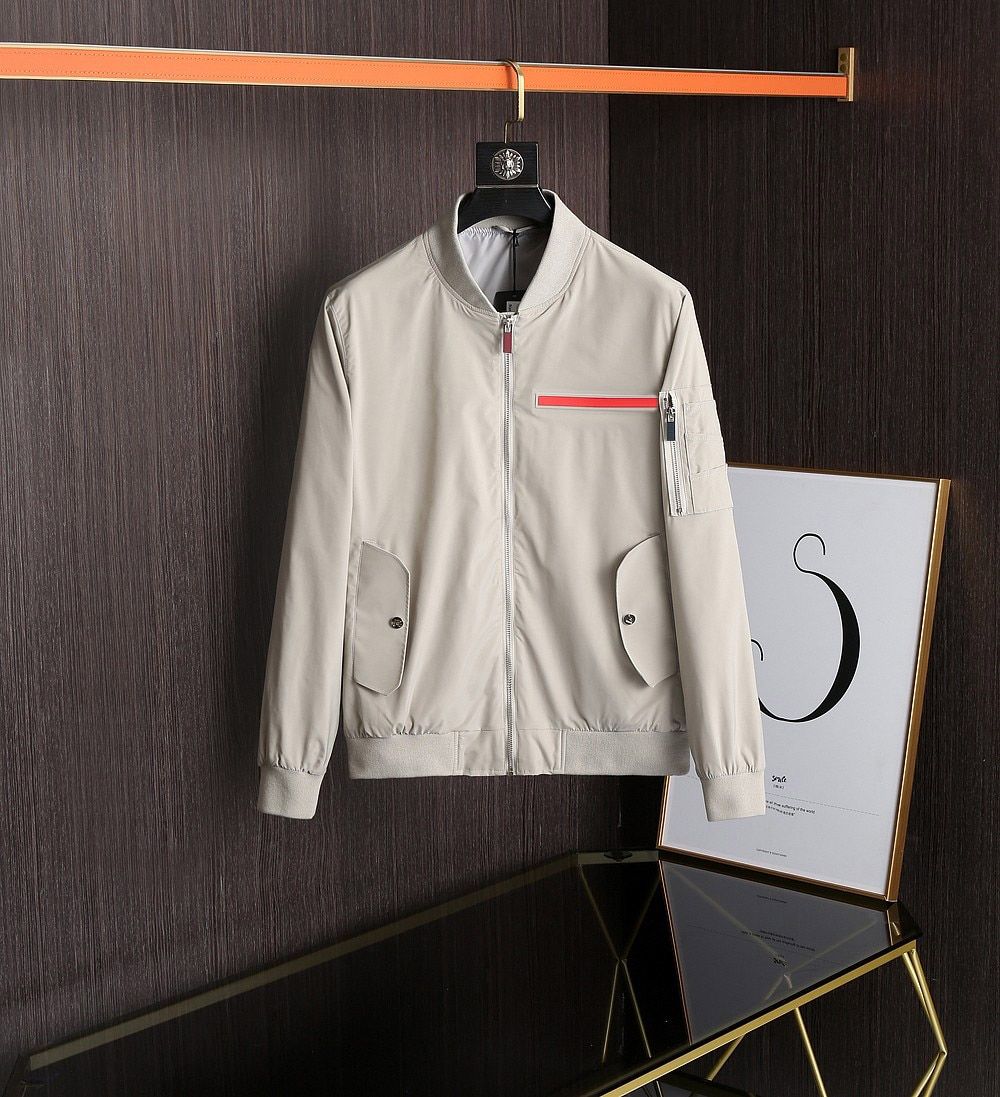 Spring And Autumn Men's Jacket Solid Color Casual Style Baseball Collar Zipper Cardigan High Quality Jacket