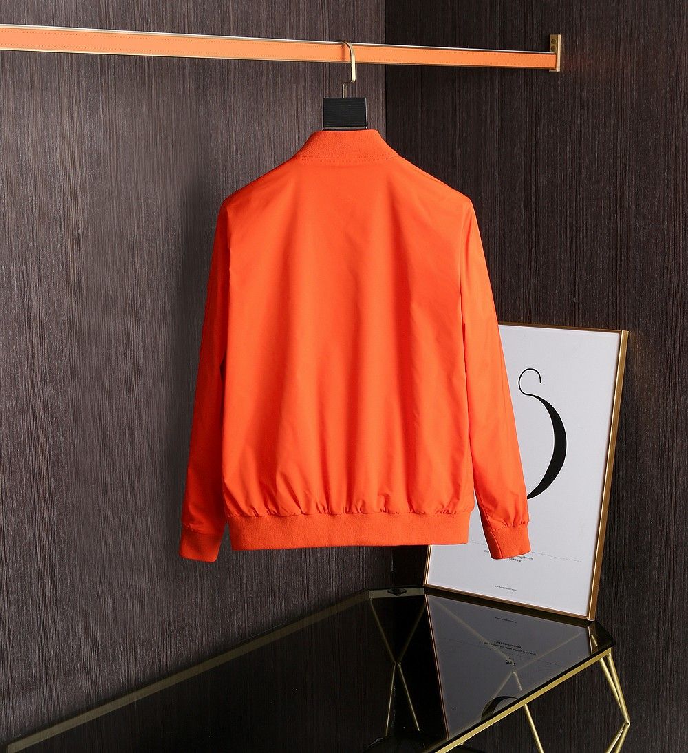 Spring And Autumn Men's Jacket Solid Color Casual Style Baseball Collar Zipper Cardigan High Quality Jacket