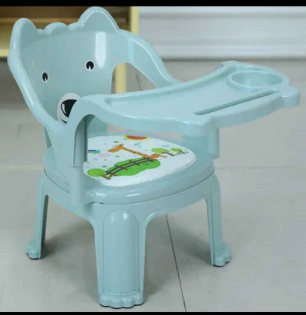 Fancy Baby Kid's Children's Chair With Attached Table Top