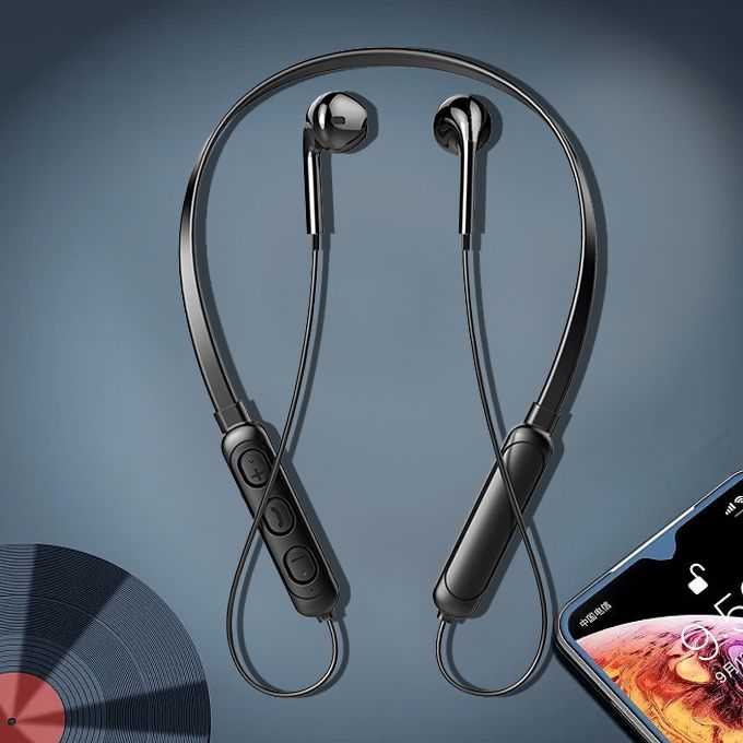 Neck Hanging Wireless Bluetooth Earphone Sports Earbuds
