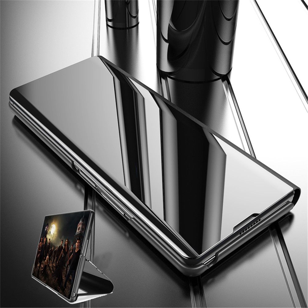 Smart Mirror Flip Cover For Samsung Galaxy Z Fold3 5G Case Magnetic Shell Z Fold 3 Folder ZFold 3 ZFold3 Stand Protective Coque-Gold
