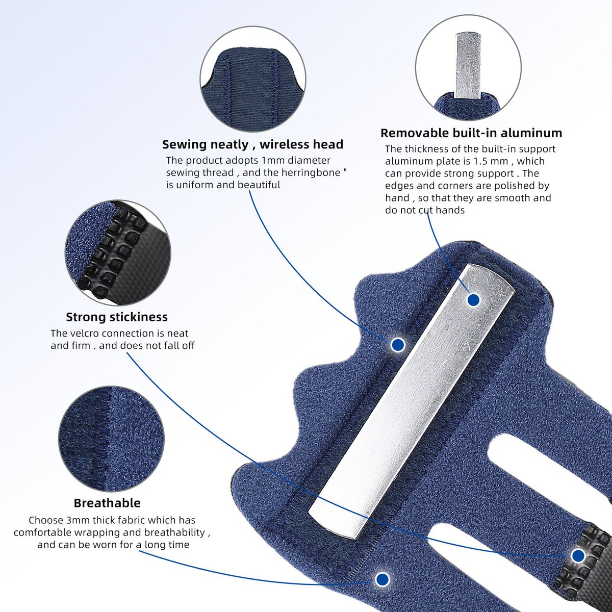 Upgraded Trigger Finger Splints (2 Pcs) Finger Brace Support