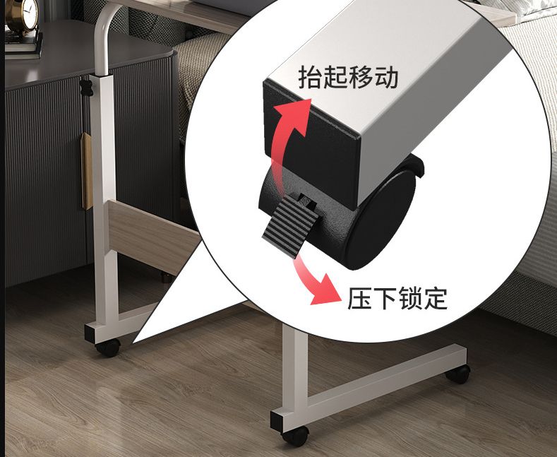 Adjustable Movable Portable Laptop Table/Bed Table 60X40CM