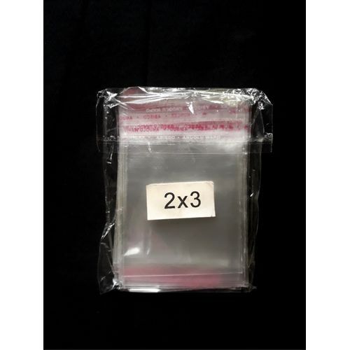 500pcs Tiny Transparent Packaging Nylon Flier - 3 × 2 Inches