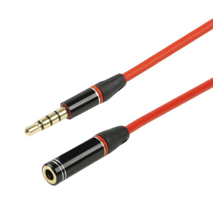 1.2m 3.5mm Gold Plated Male To Female Jack Earphone Cable