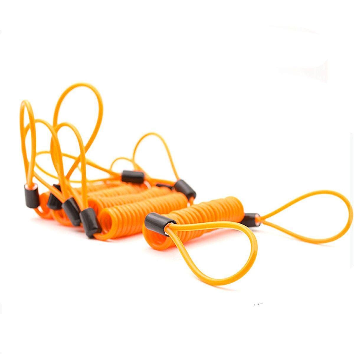 Flexible Security Cable Lock Extender Motorbike Steel Wire Rope Loop 1.2M X 4MM