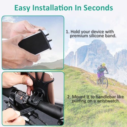 Bike Phone Holder Cycling Motorcycle Phone Holder 360 Degrees Phone Holder For Bikes
