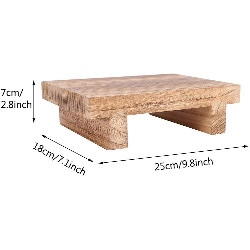 Wooden Step Stool for Adults, Bed Stool for High Beds, Kitchen