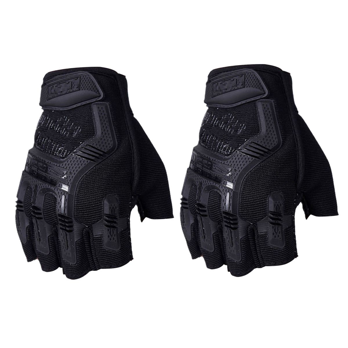 1 Pair Riding Gloves   Adjustable Outdoor Black