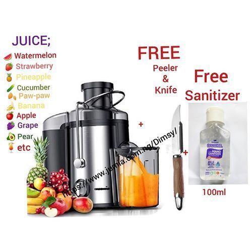 Home Electric Multi Fruit Juice Extractor +Peeler +Sanitizer