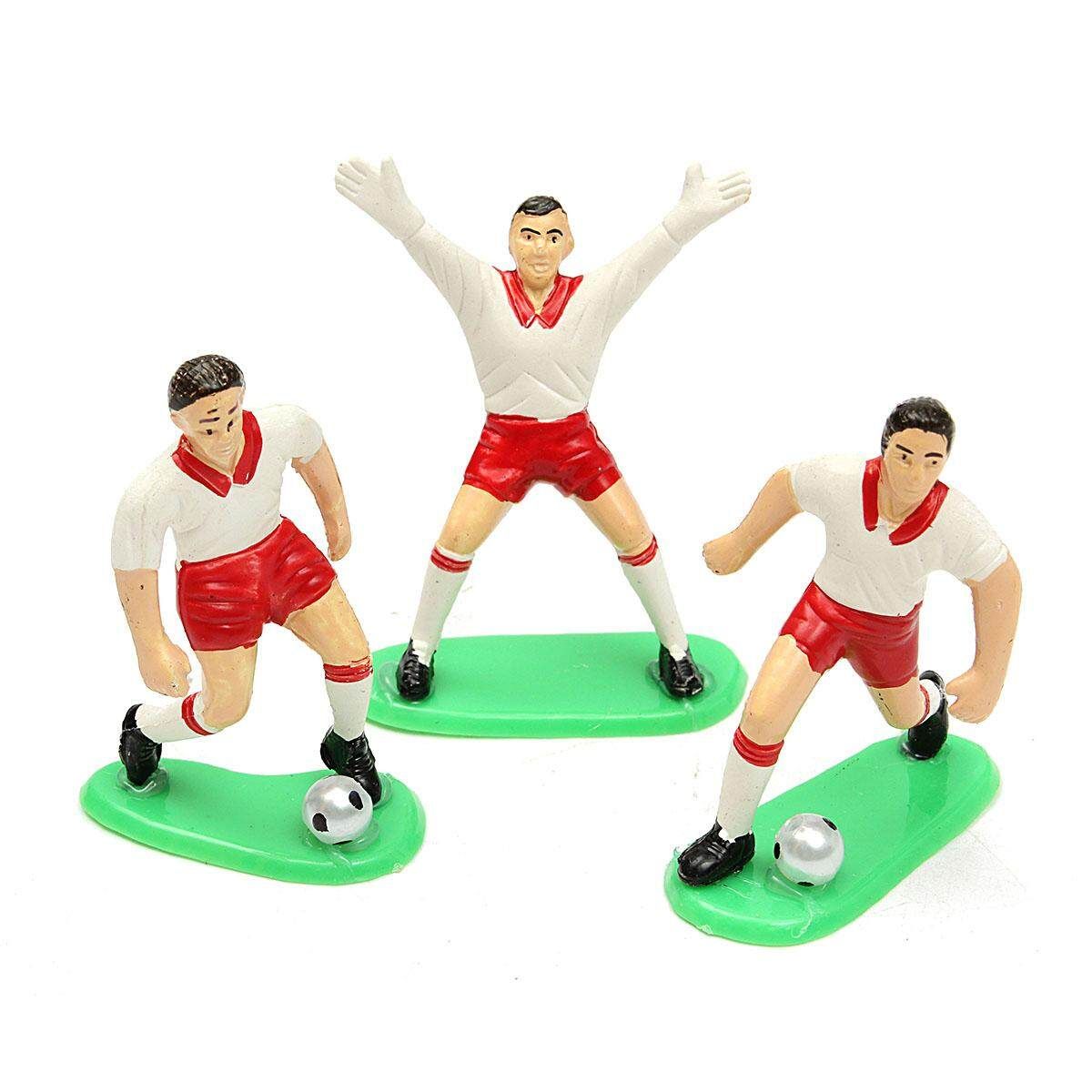 8PCS Soccer Football Cake Topper Player Decoration Tool Birthday Mold Mould Set