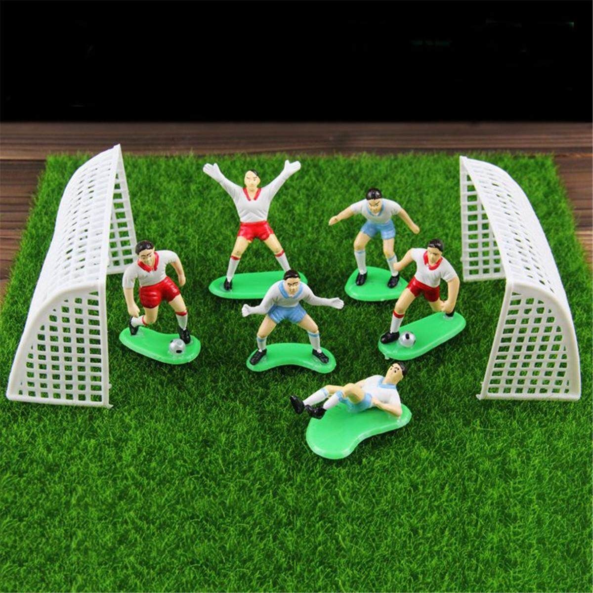 8PCS Soccer Football Cake Topper Player Decoration Tool Birthday Mold Mould Set
