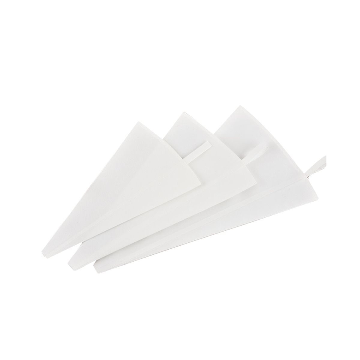 3Pcs Piping Bags 40/35/30 Cm Piping Bags, Reusable, Cream