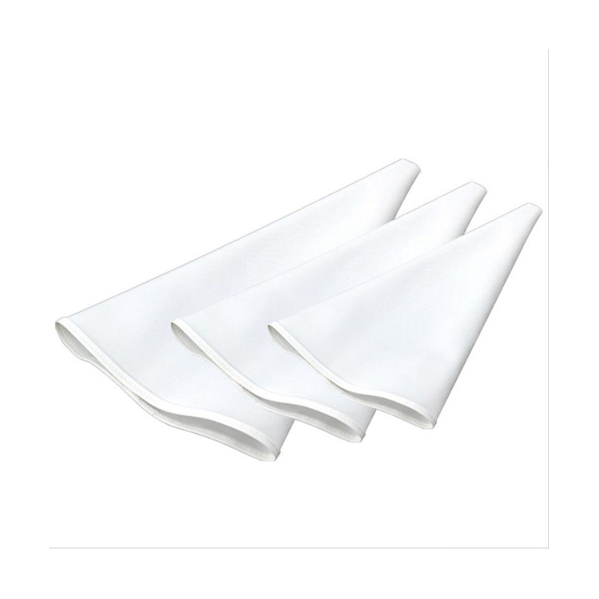 3Pcs Piping Bags 40/35/30 Cm Piping Bags, Reusable, Cream
