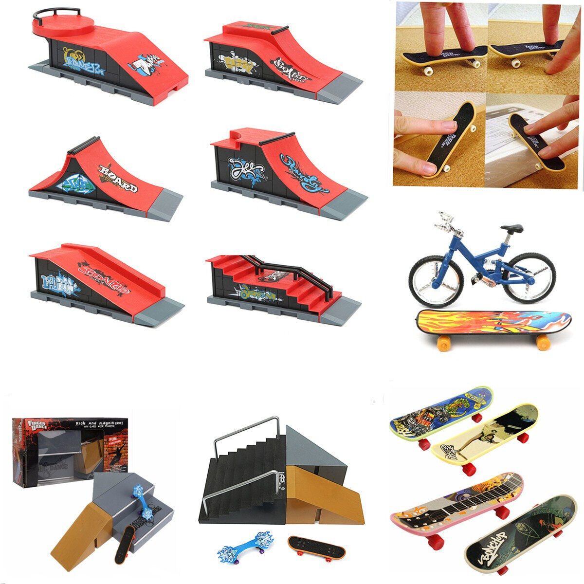 E Skate Park Ramp Parts For Tech Deck Fingerboard Finger Board Ultimate Parks Section E