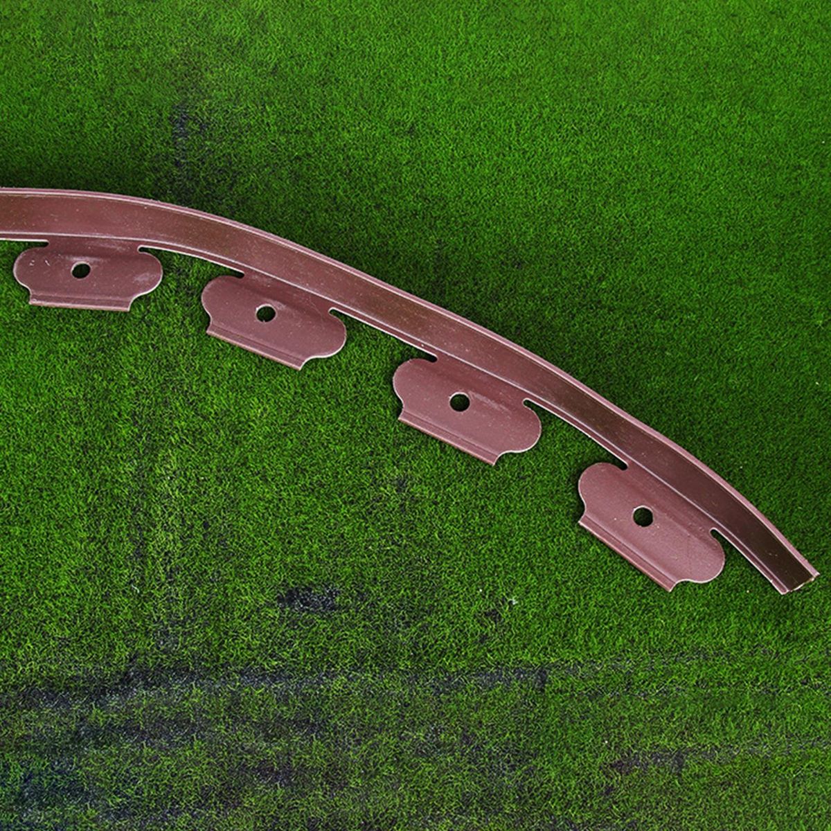 1 Set Landscape Edging Grass Stone Barrier Landscape Edging Lawn Border Brown