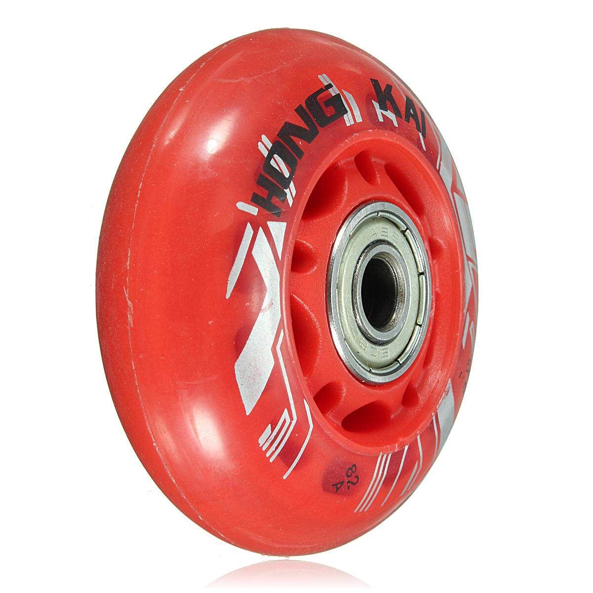 Replacement Skate Wheel Skating Inline Skate Shoes 70mm Dia 8mm Red