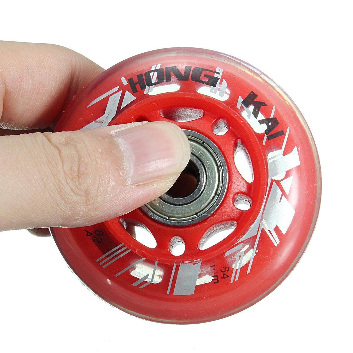 Replacement Skate Wheel Skating Inline Skate Shoes 70mm Dia 8mm Red