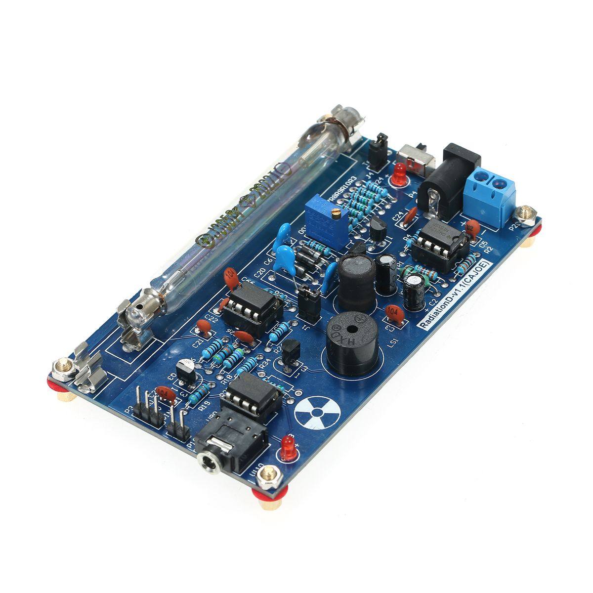 Assembled Radiation Detector System, DIY Miller Tube Tube