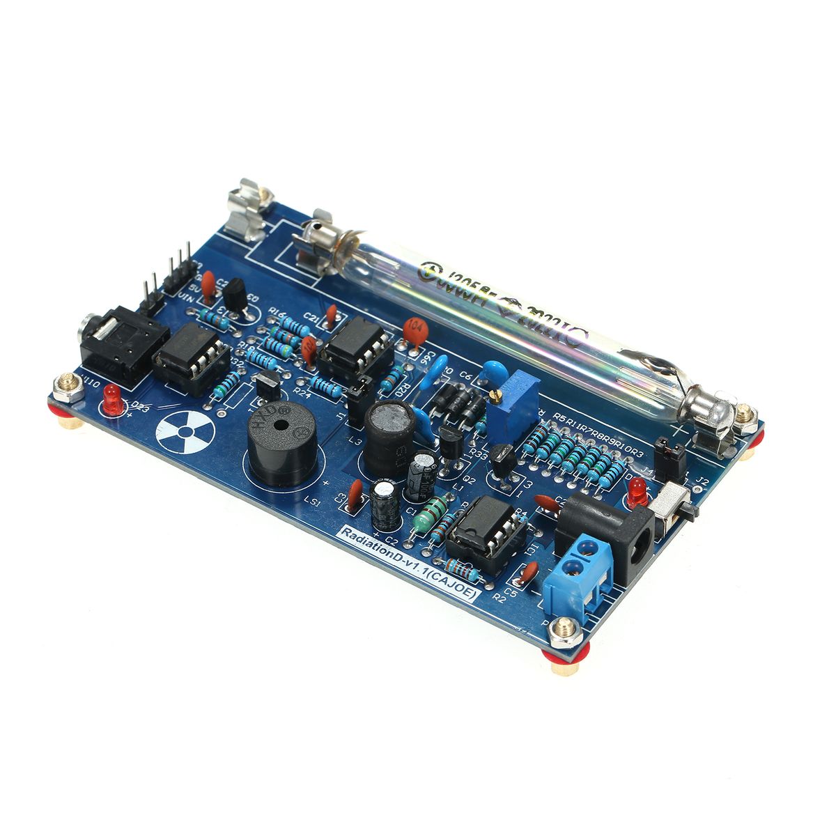 Assembled Radiation Detector System, DIY Miller Tube Tube