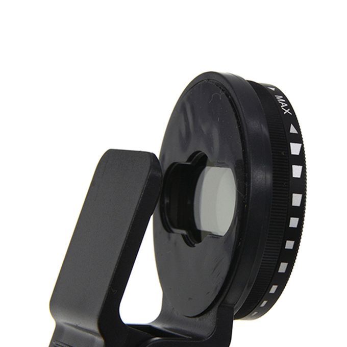 2in1 37mm Clip-on ND 2-400 Phone Camera Lens Filter + Clip Kit