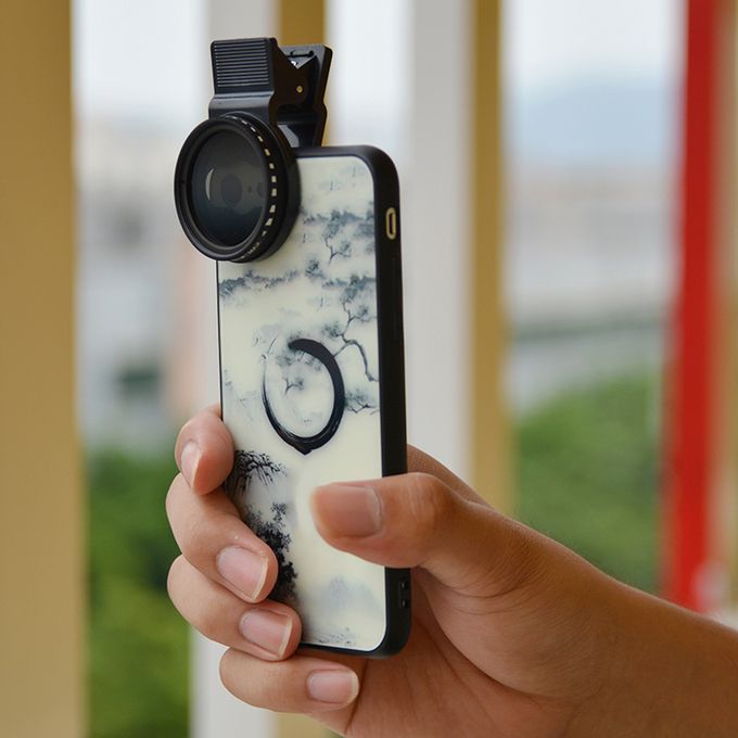 2in1 37mm Clip-on ND 2-400 Phone Camera Lens Filter + Clip Kit