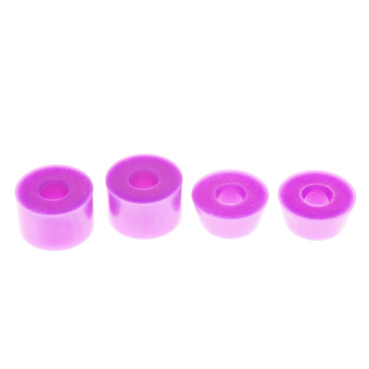 2 Pairs Adults Skateboard Bushings Replacement For 2 Trucks Purple