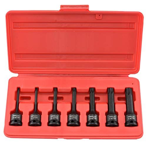NEIKO 01132B 38 Drive Torx Star Driver Bit Socket Set  7 Pie