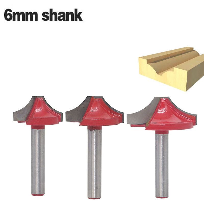 1pc 6mm Shank Classical Open End Carving Wood Router Bit Tungsten Cobalt Alloy 2 Flute Wood Milling Cutters Woodworking Tools
