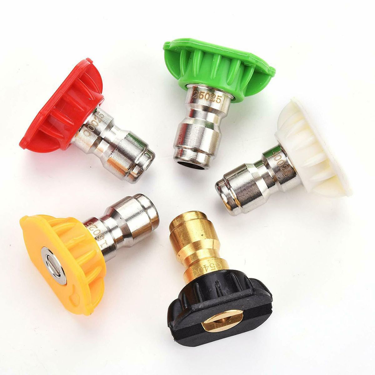 5Pcs Nozzle Tips 1/4'' Quick Connect High Pressure Power