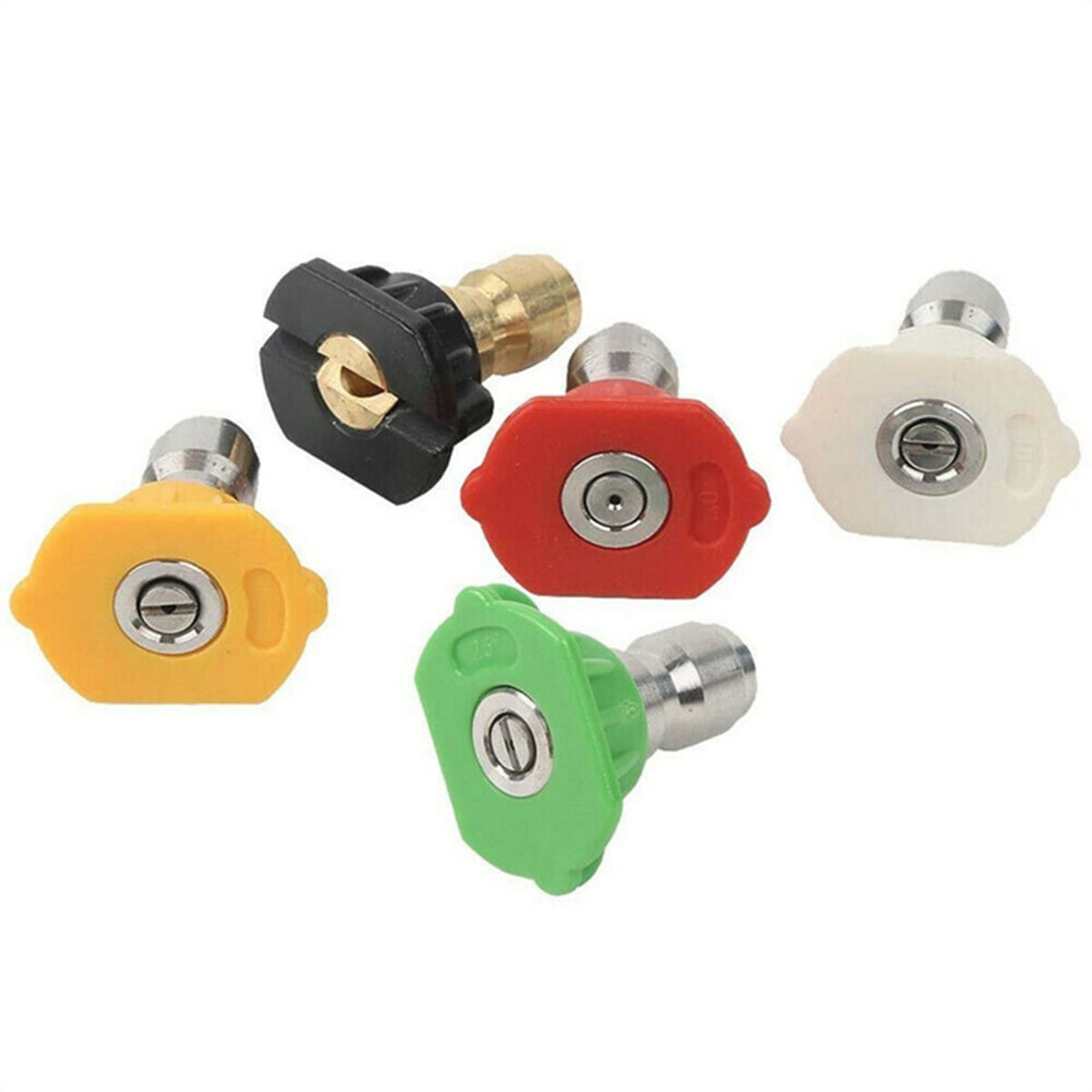 5Pcs Nozzle Tips 1/4'' Quick Connect High Pressure Power