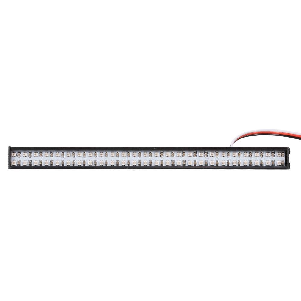 RC Car LED Lights Bar With L-shaped Bracket 147mm/5.8in Metal Roof Lamp Light Headlight 50LEDs Light for Axial SCX RC Car 1/10 Traxxas TRX-4 Trx-6 HSP DIY RC Trucks Parts