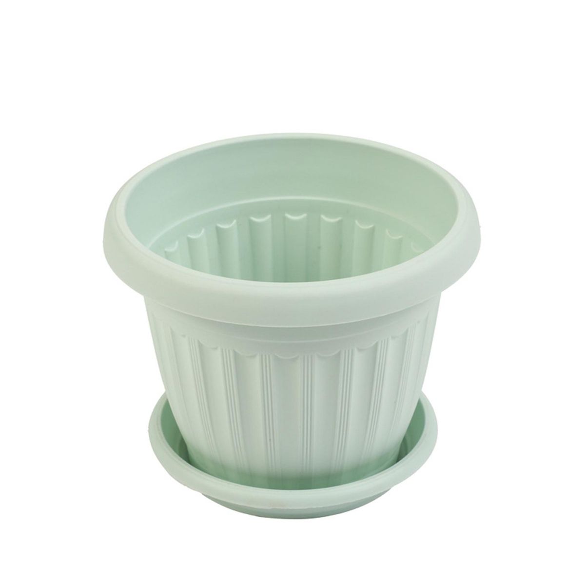 Flower Pots Imitation Ceramics Flower Pots Green