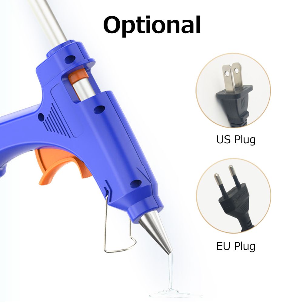 20W Portable Hot Glue Gun With 12 Glue Sticks Kids Handheld