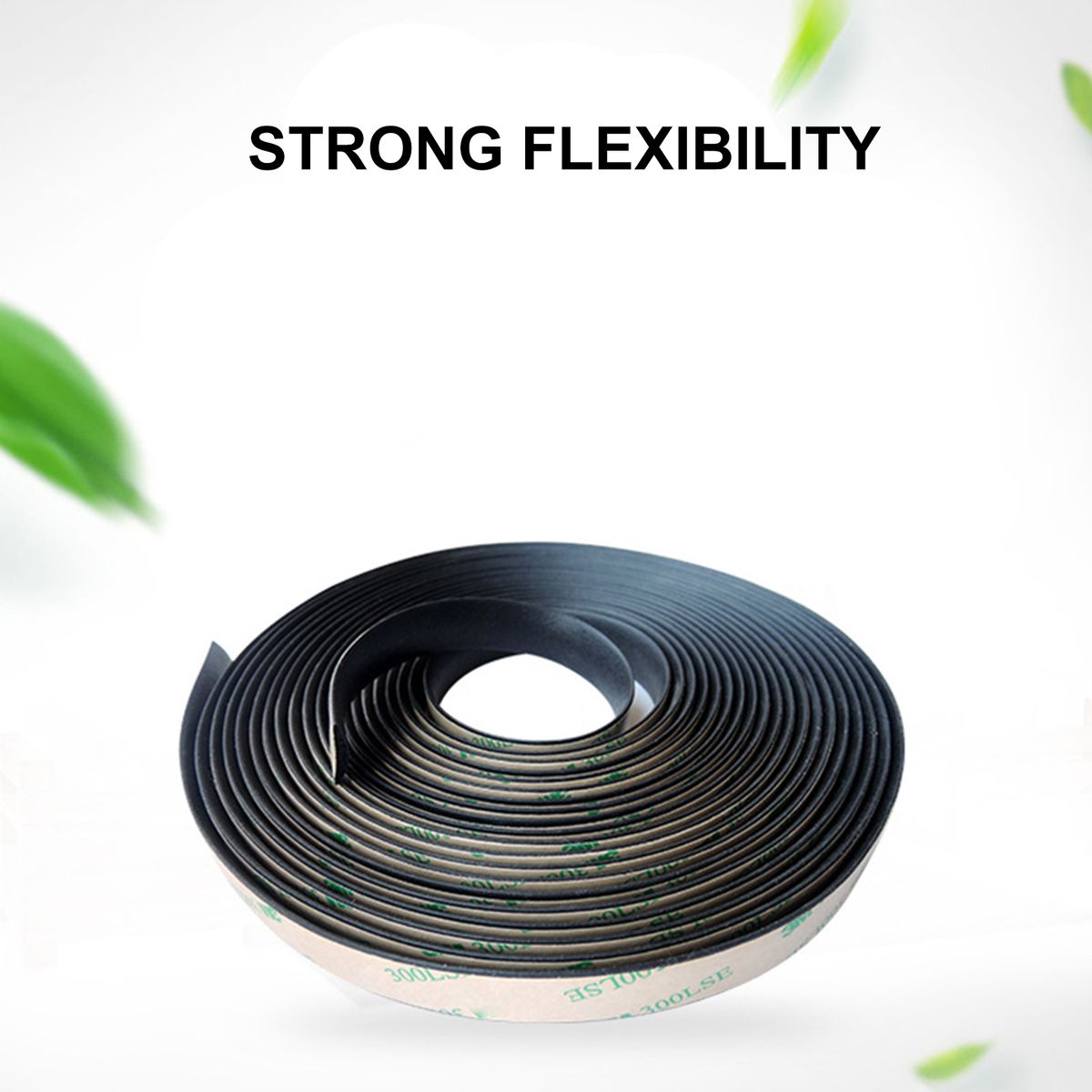 Window Seal Strip Noise Insulation Dustproof Rubber-Black