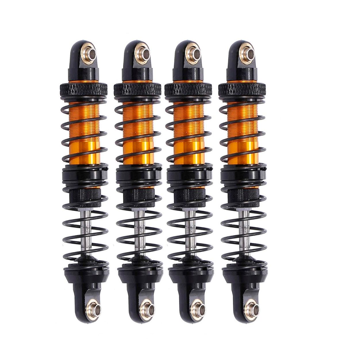 4pcs Adjustable 80mm Metal Shock Absorber Damper for 1/10 CC01 Remote Control Crawler Off-road Car