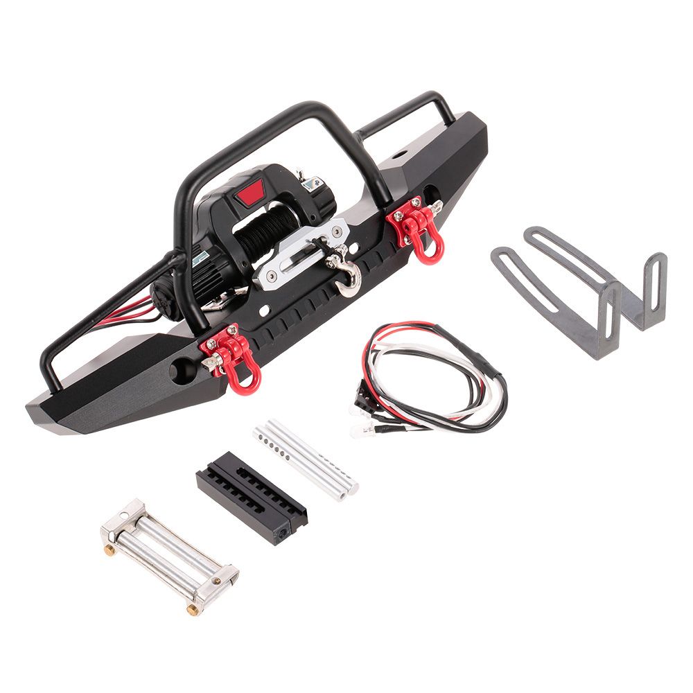 Metal Front Bumper With 2 LED Light   Remote Control