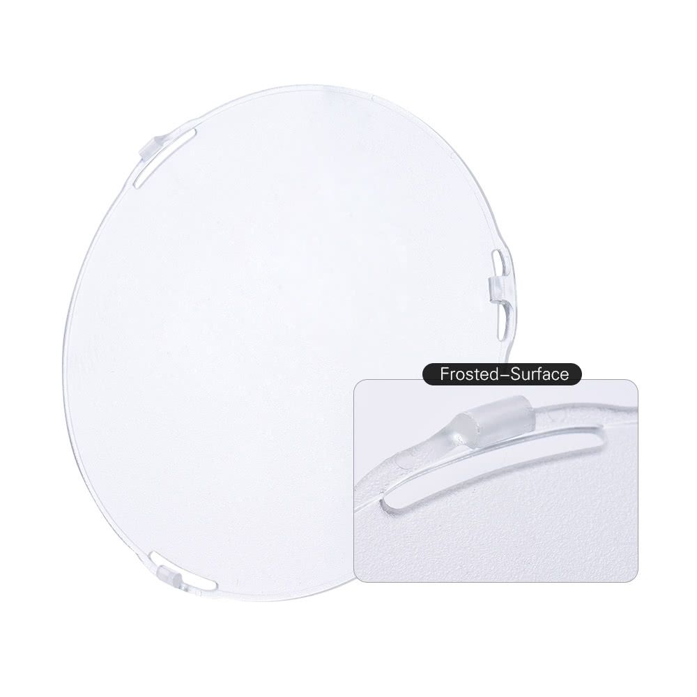 Photo Studio Portable 18.5cm Frosted-Surface Diffuser Plate