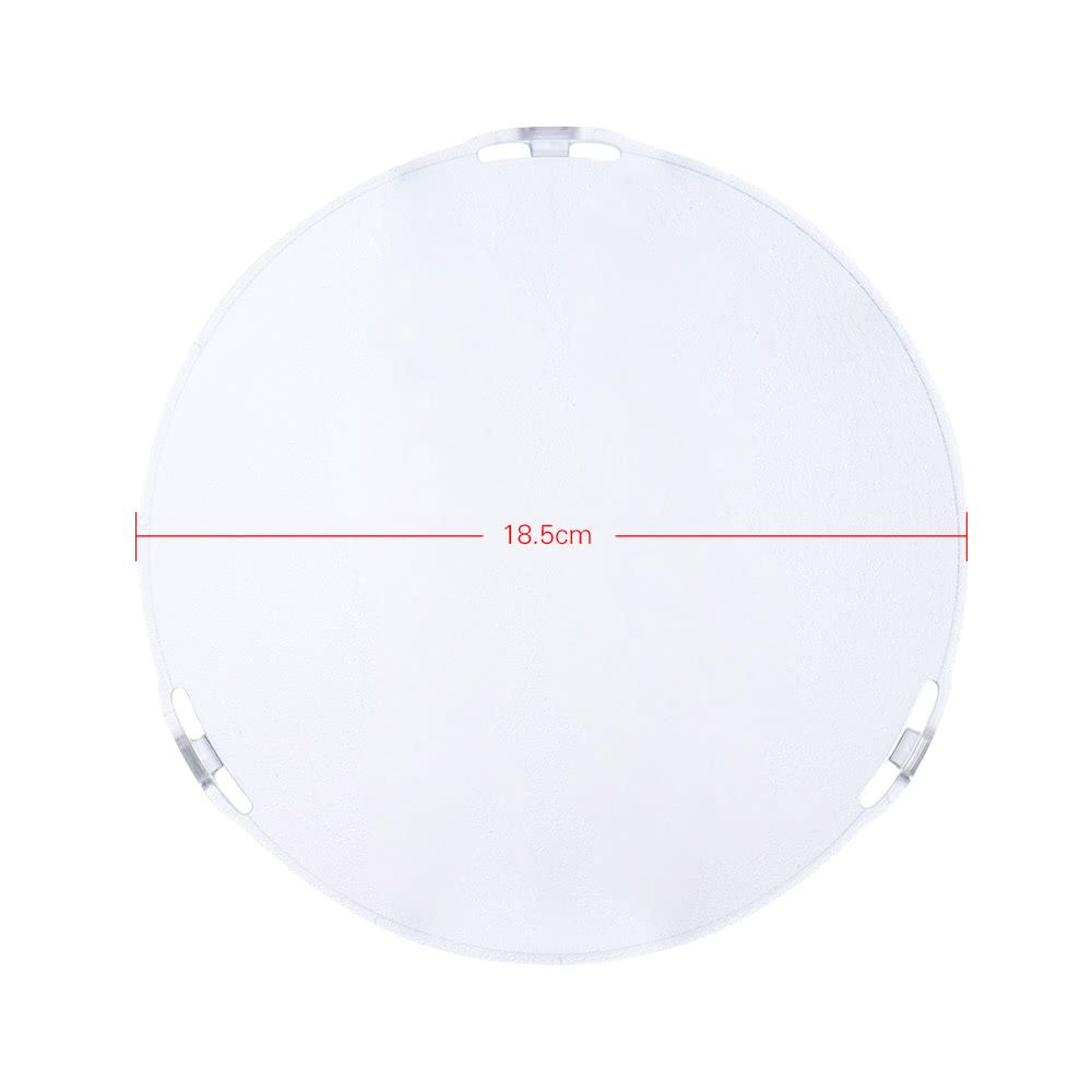 Photo Studio Portable 18.5cm Frosted-Surface Diffuser Plate