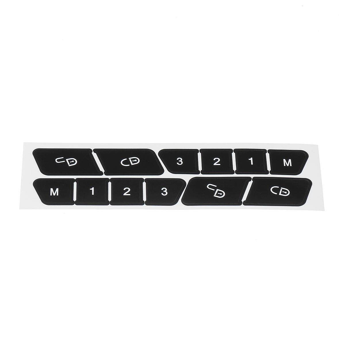Door Lock Switch Button Repair Stickers Kit For 2008-14 W204 C300