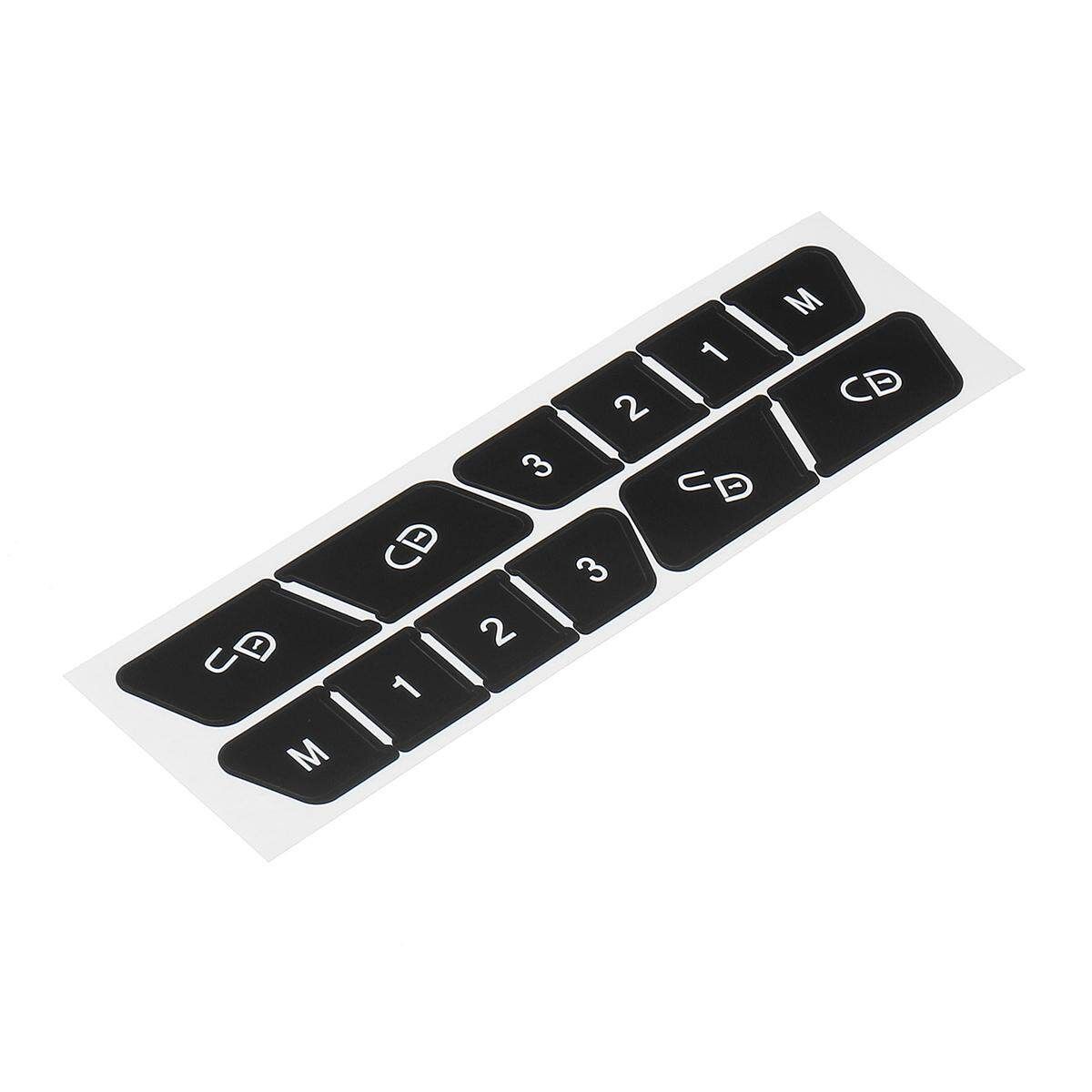 Door Lock Switch Button Repair Stickers Kit For 2008-14 W204 C300