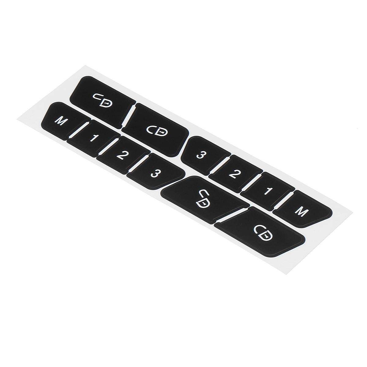 Door Lock Switch Button Repair Stickers Kit For 2008-14 W204 C300