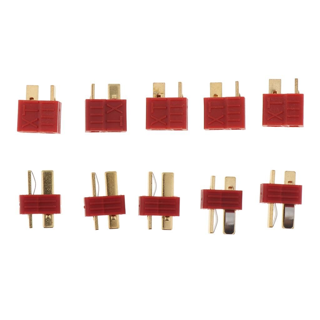 5 Pairs Of Deans T Connector Non Connector DIY Accessories