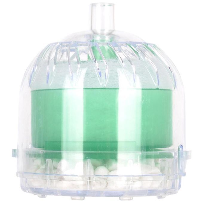 Mini Fish Stool Suction Collector Oxygen Release Aquarium Round Green