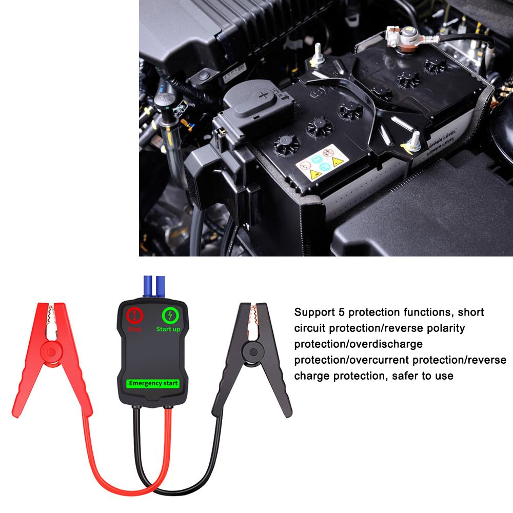 Car Jumper Boosters Cable Clip Emergency Car Battery