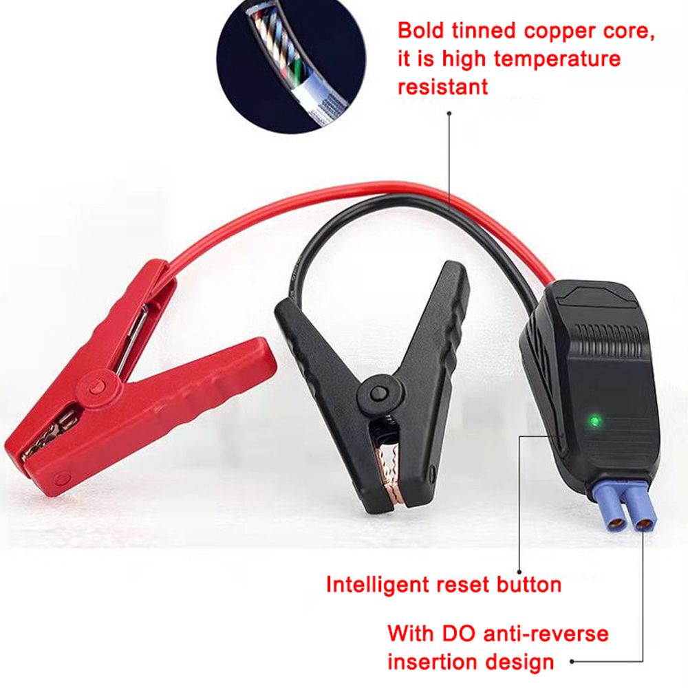 Car Jumper Boosters Cable Clip Emergency Car Battery
