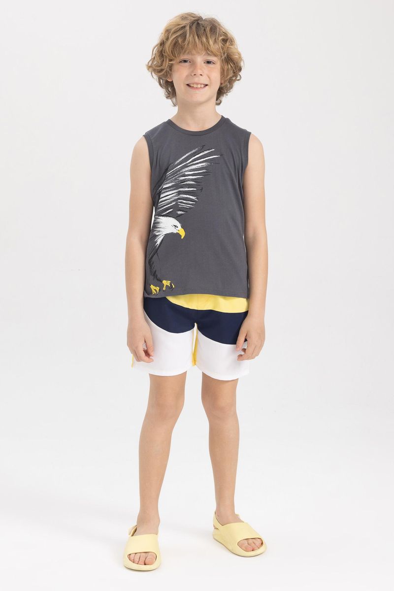 Boy Special Collection Regular Fit Woven Swimming Short - Yellow